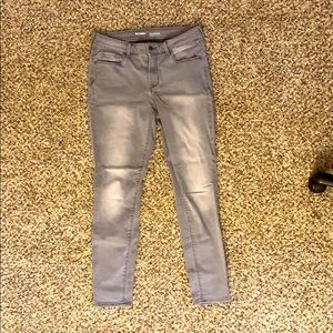 Old Navy gray Rockstar jeans